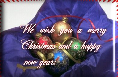 We wish you a merry christmast and a happy new year